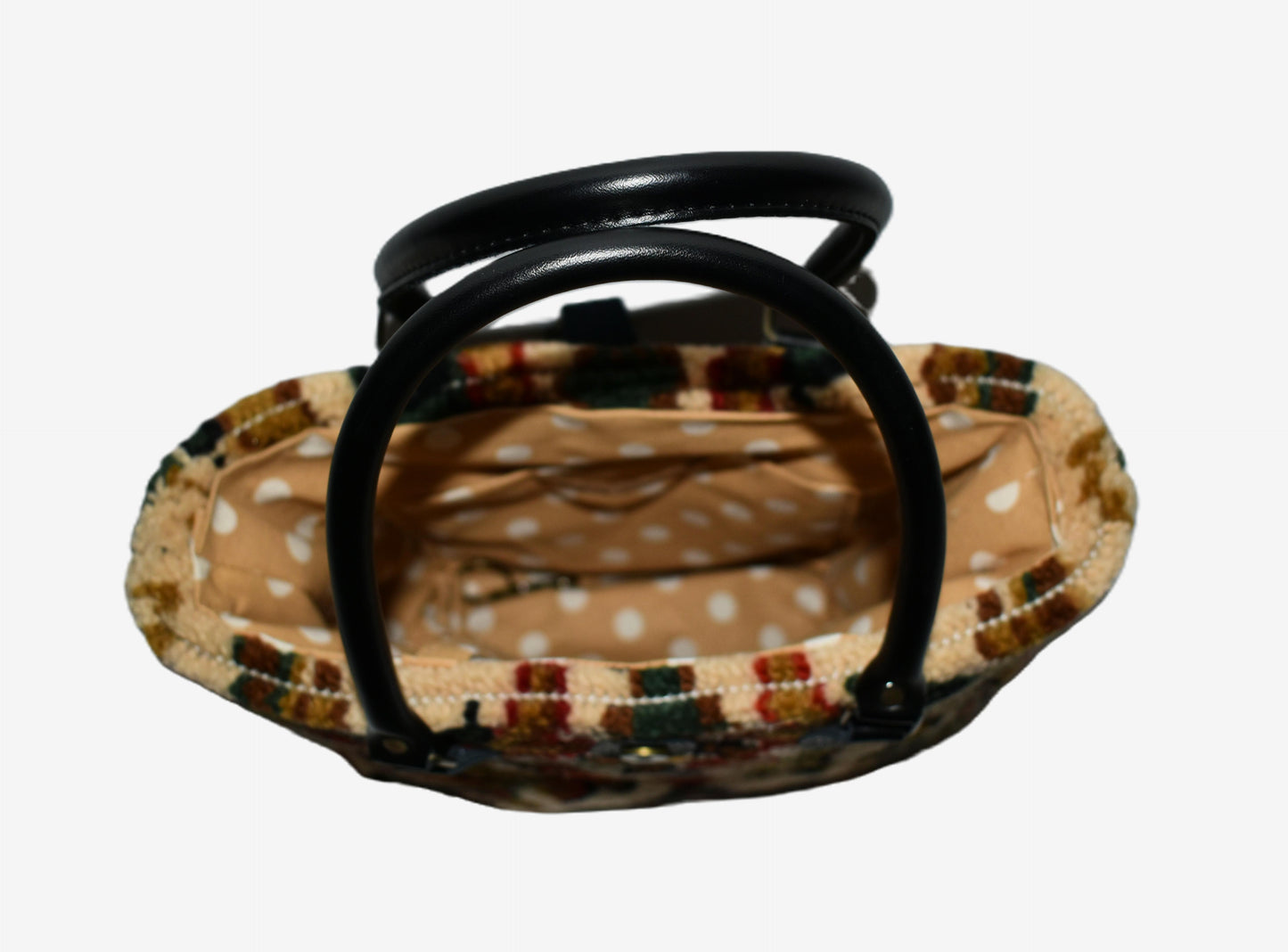 The Beverley Tote – Spotted Sophistication Inside