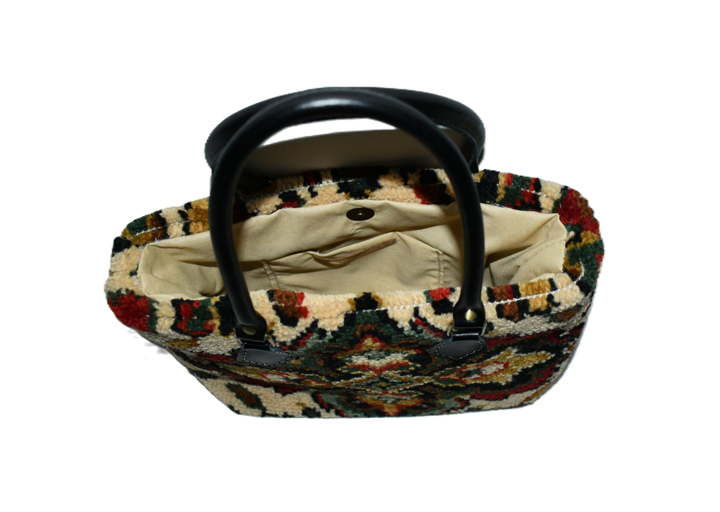 The Beverley Tote – Classic Beige Lining