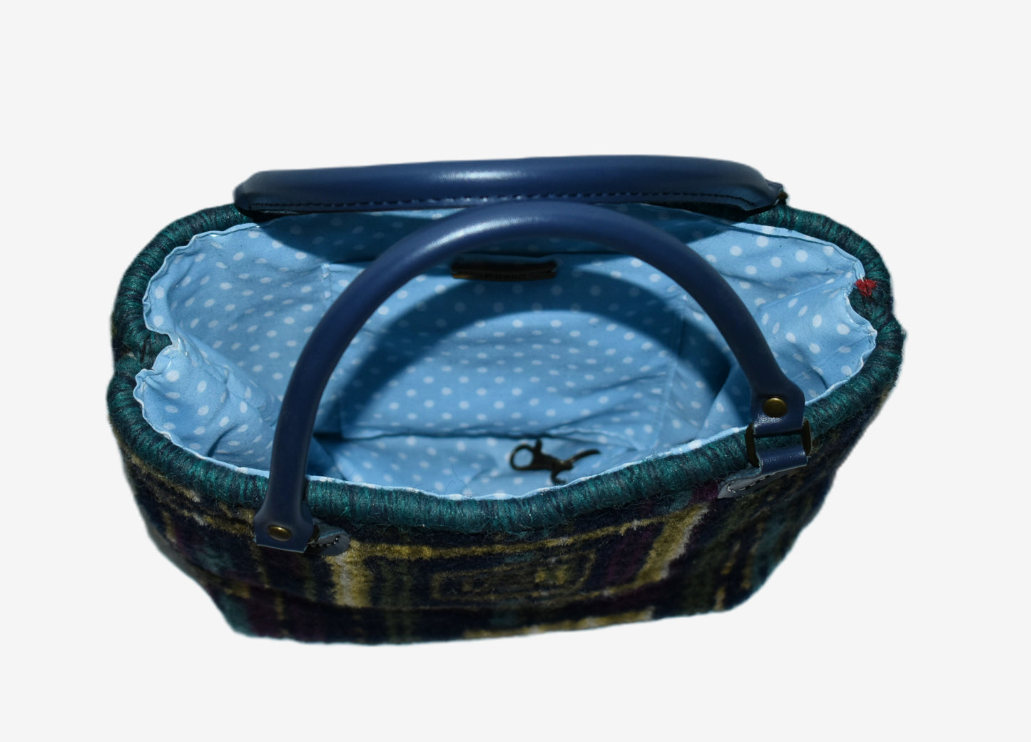 The Carrie Tote – Geometric Mischief, Polka-Dot Precision