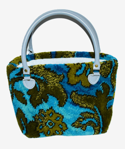 The Emily Tote – Verdigris Swirl & Garden Secrets