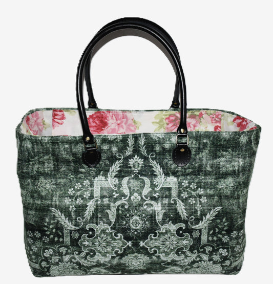 The Grace Overnight – Verdant Scroll & Rose Reverie